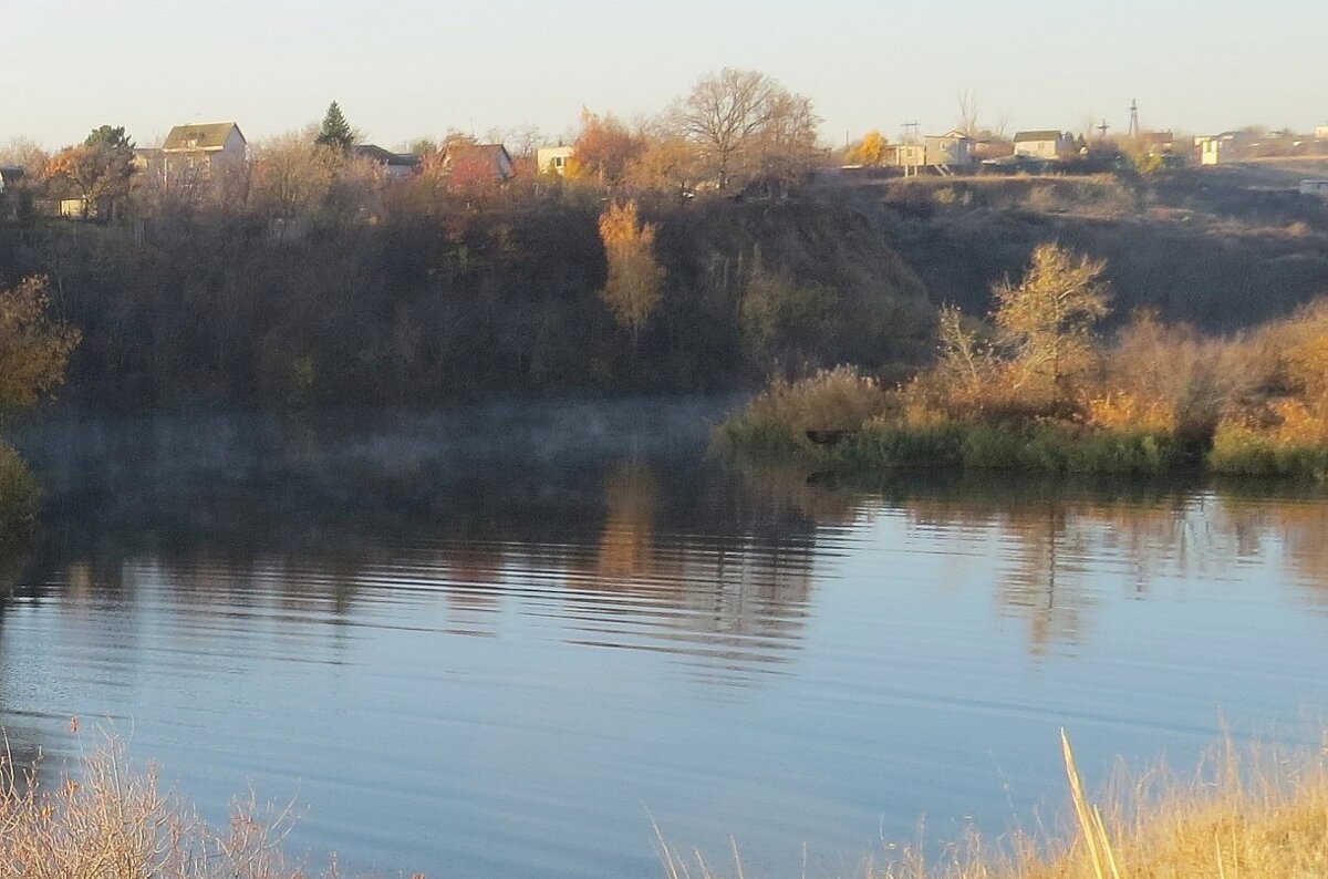Утро. Осень. Пар над водой. 2 - Natali 