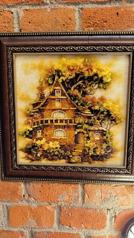 Картина из янтаря. - Ольга 