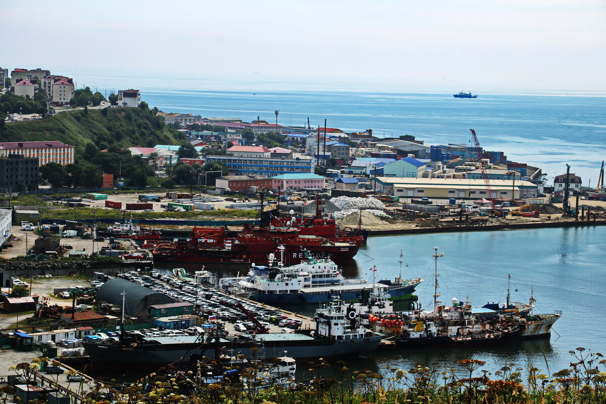 Порт. г.Корсаков. Сахалин. - Ирина Нафаня