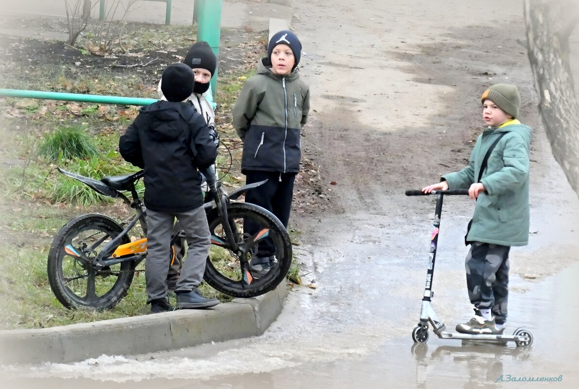 Мужские дискуссии о продолжении велосезона..:-) - Андрей Заломленков