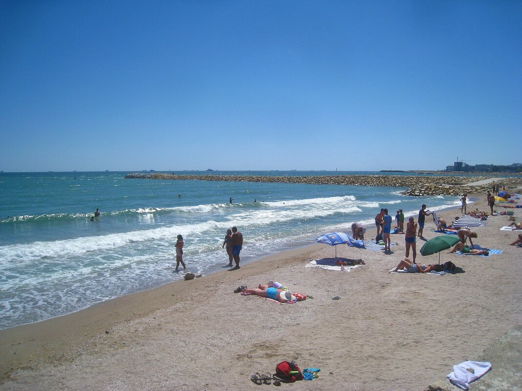 Городской пляж в Констанце, Румыния. - unix (Илья Утропов)