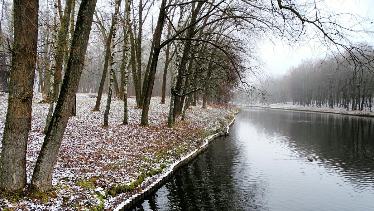Осенний город. - Милешкин Владимир Алексеевич 