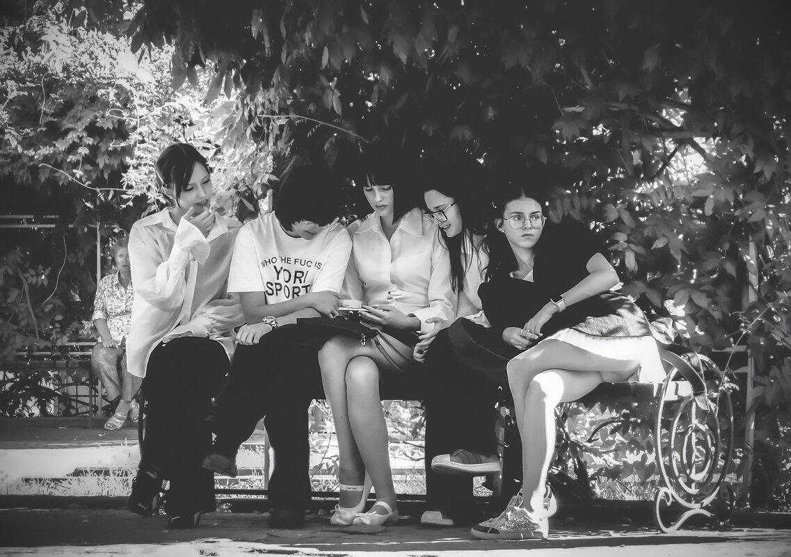 Первый погожий сентябрьский денёк (чб) - Сергей Царёв