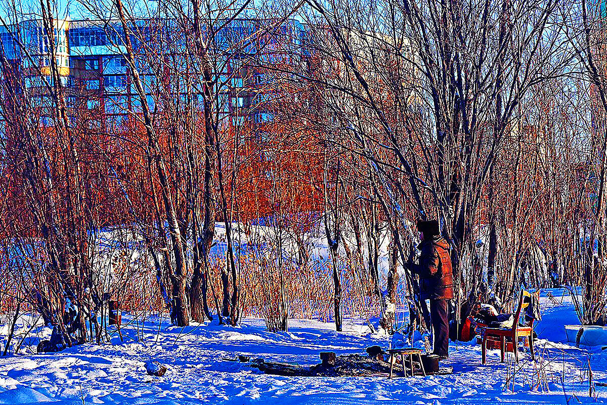 Ноябрь...Из жизни нефтеюганского бомжа! - Владимир 