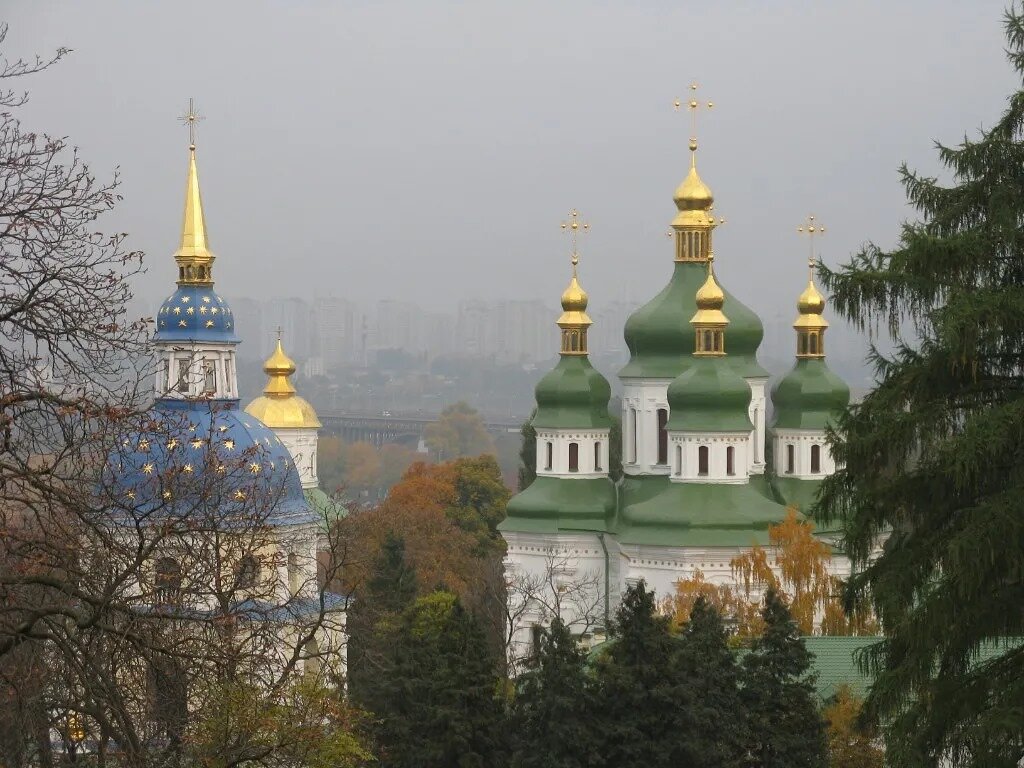 Киев. Храмы.Туман. - Надежда 