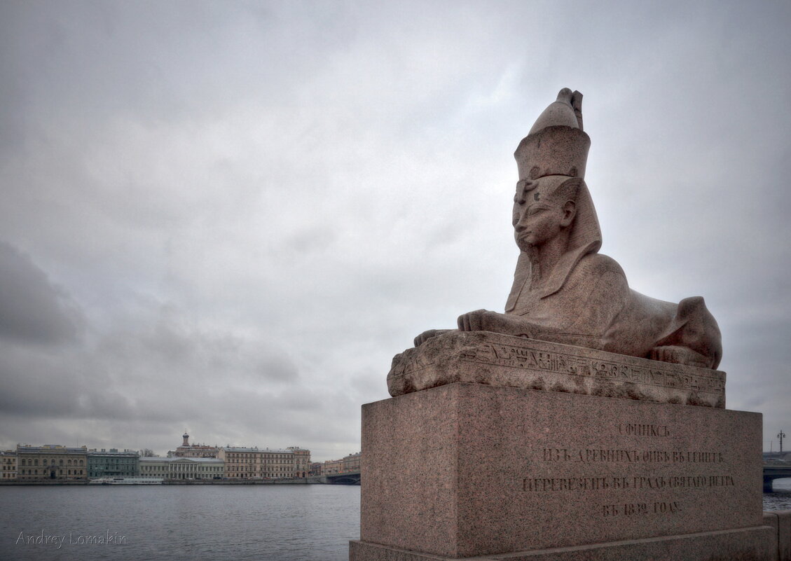 Сфинкс на Университетской набережной - Andrey Lomakin