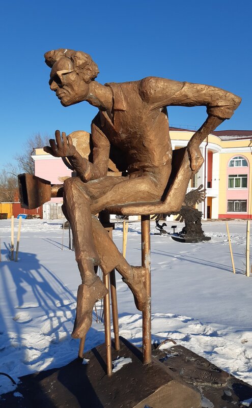 Парк бетонных скульптур в городе Свирске Иркутской области - Галина Минчук