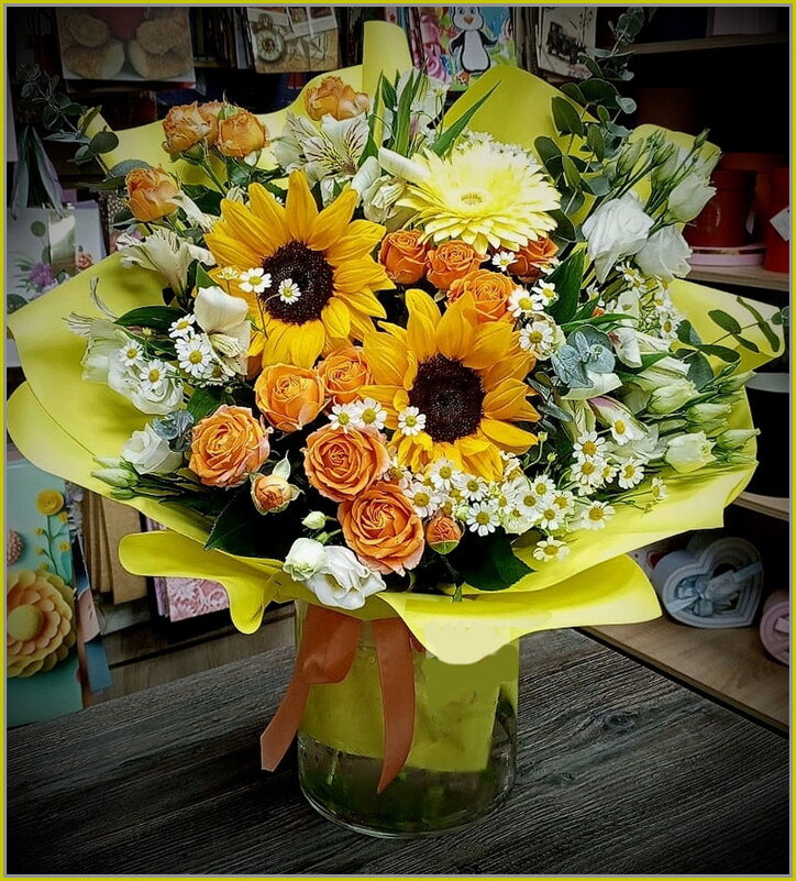 Солнечный  букет для мам - Ольга Довженко