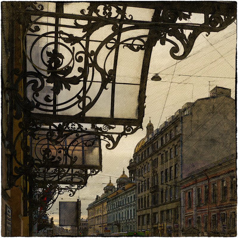 My magic Petersburg_01712_Малая Морская улица - Станислав Лебединский