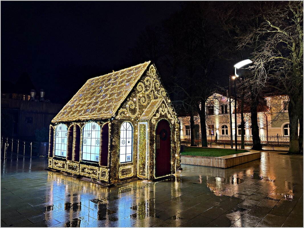 Утро города. Новогодний домик. - Валерия Комова