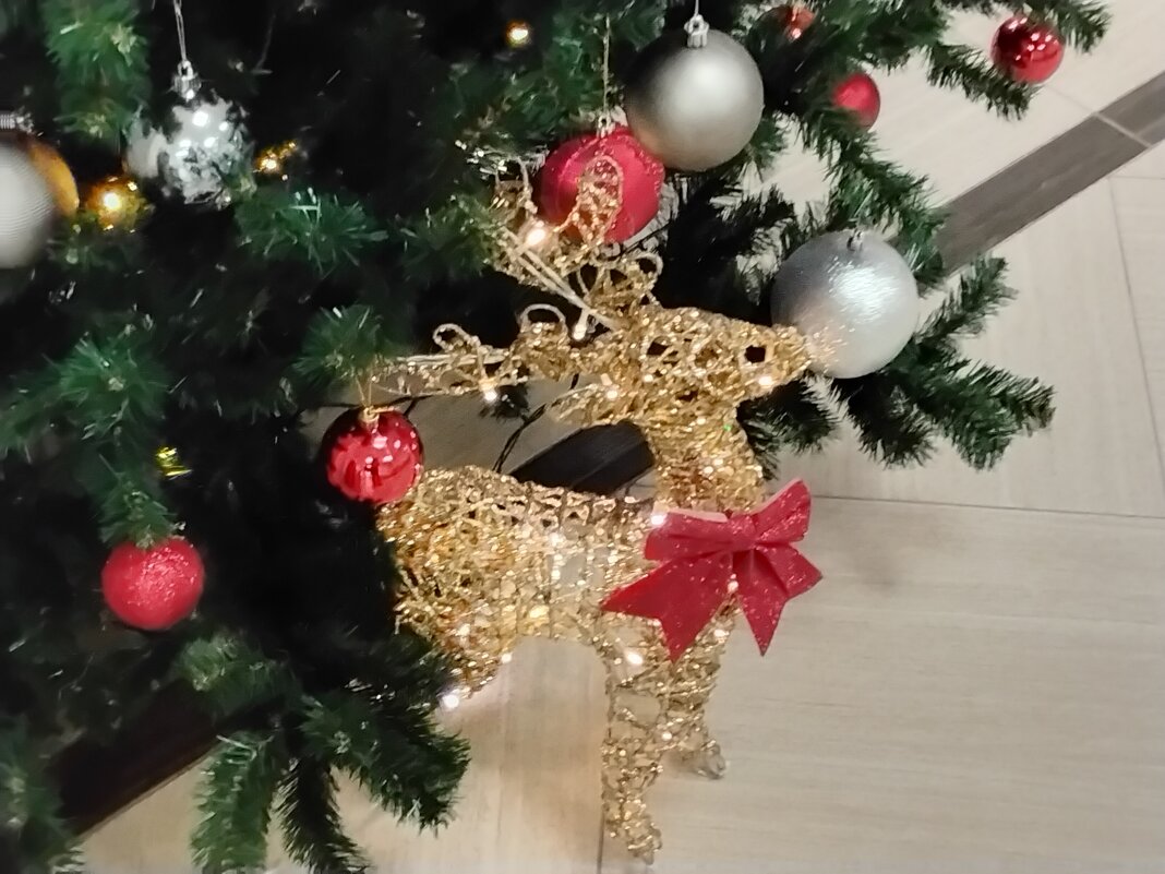 Олень золотой с красным бантом - Дмитрий Никитин Олень золотой с красным бантом - Дмитрий Никитин