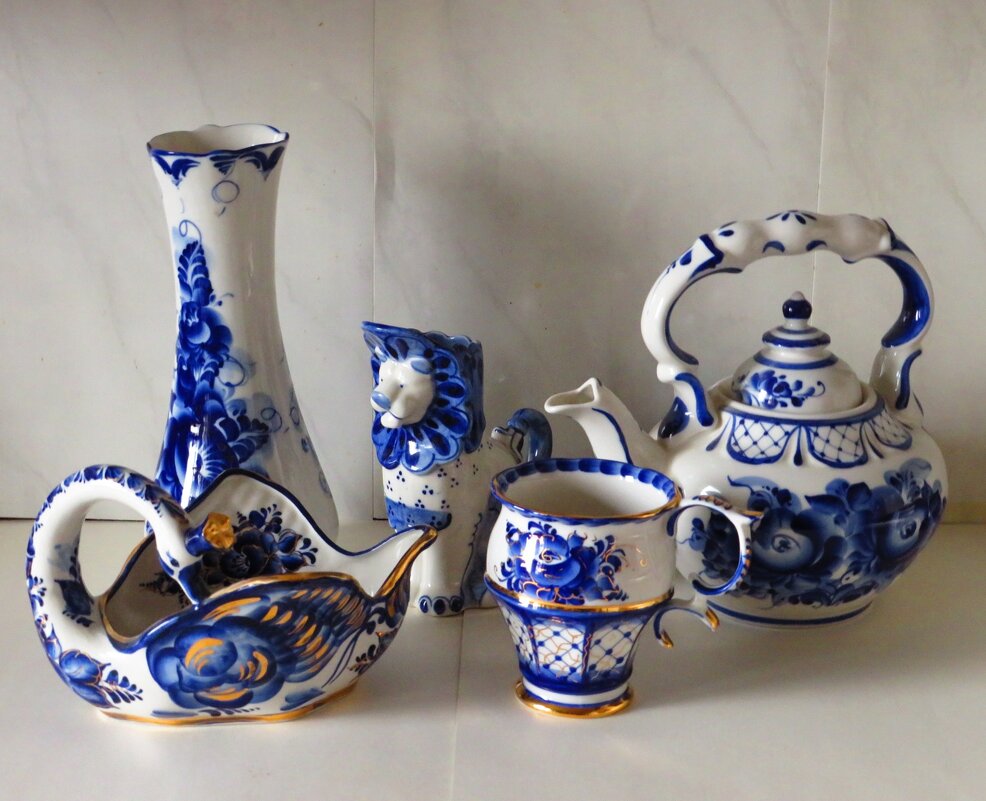 Гжельская роспись - Андрей Снегерёв Гжельская роспись - Андрей Снегерёв