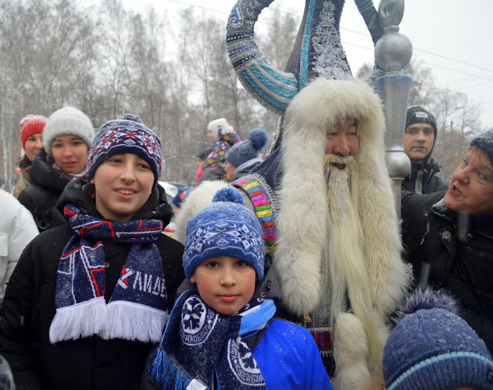 С якутским Дедом Морозом - Татьяна Лютаева