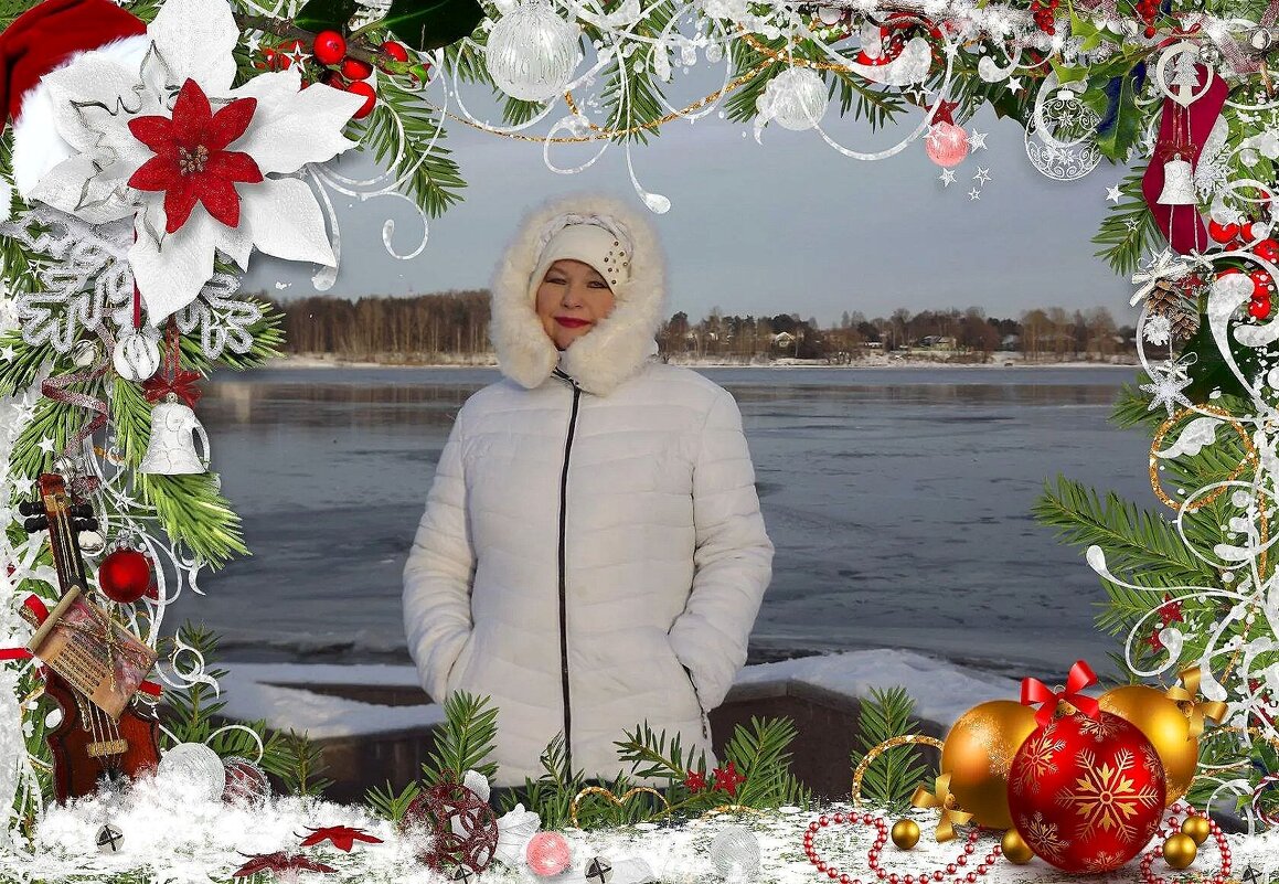 На берегу не замёрзшей ещё Волги! - Нина Андронова