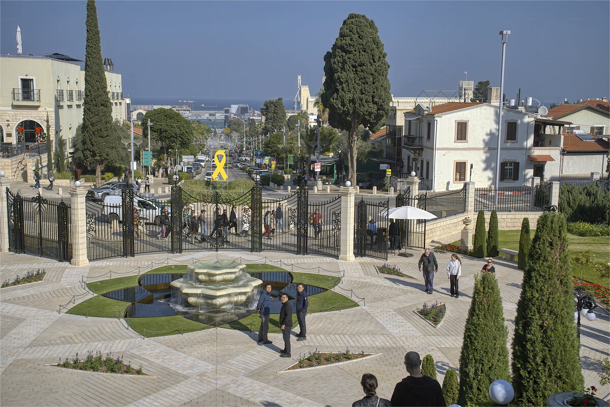 Хайфа  Бахайские сады и усыпальница Баба. Цетр бахайской религии *север страны * Израиль  2025г - ujgcvbif 