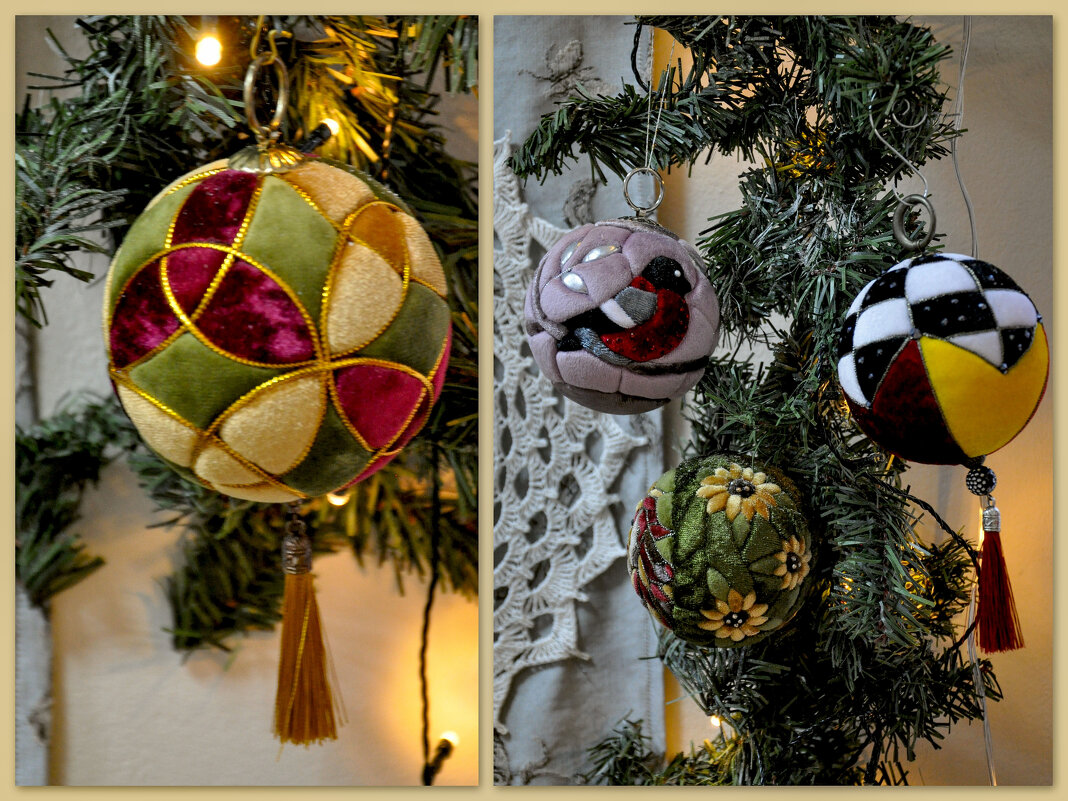 Новогодние шары с выставки Кукольно поМЕШАтельство - Татьяна Машошина