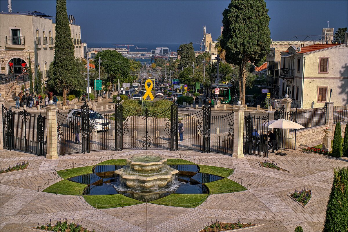 Хайфа  Бахайские сады и усыпальница Баба. Цетр бахайской религии *север страны * Израиль  2025г - ujgcvbif 