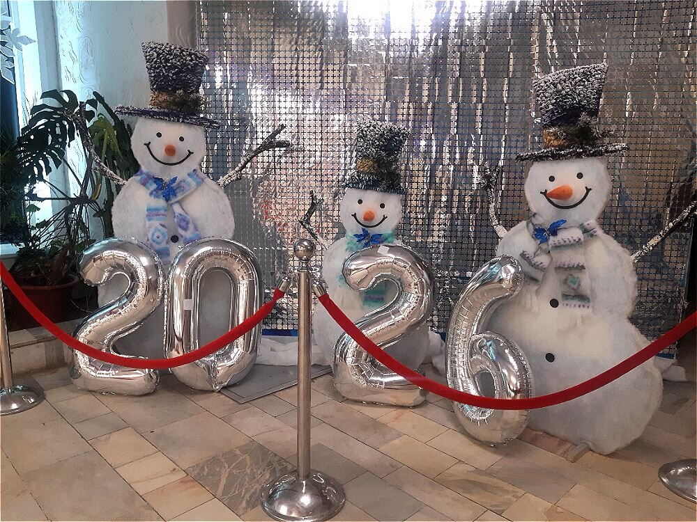 Весёлые снеговики в ожидании Нового года! - Нина Андронова