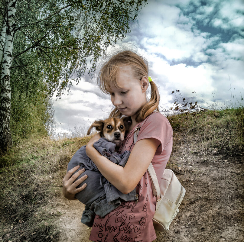 Мадонна со щенком - Александр Ковальчук Мадонна со щенком - Александр Ковальчук