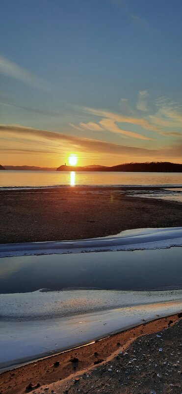 Закат морской - Марина 