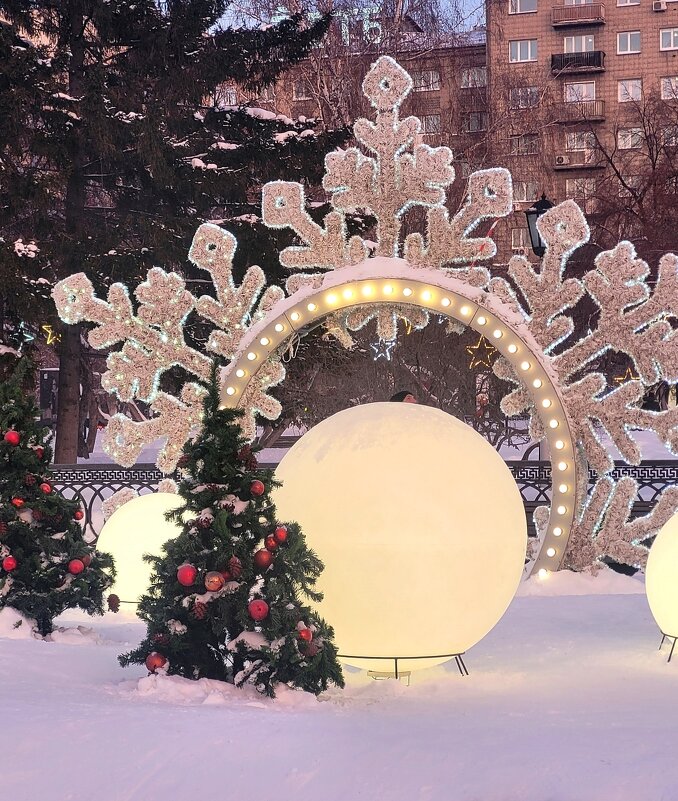 Новогодняя арка - Галина Нестратова