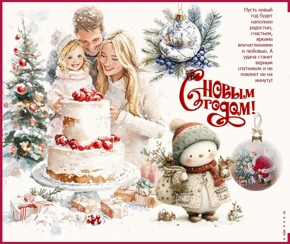 С Новым годом! - Зинаида Бор 