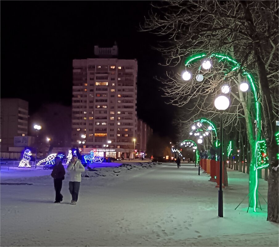 Новогодние огни - Геннадий Худолеев Худолеев