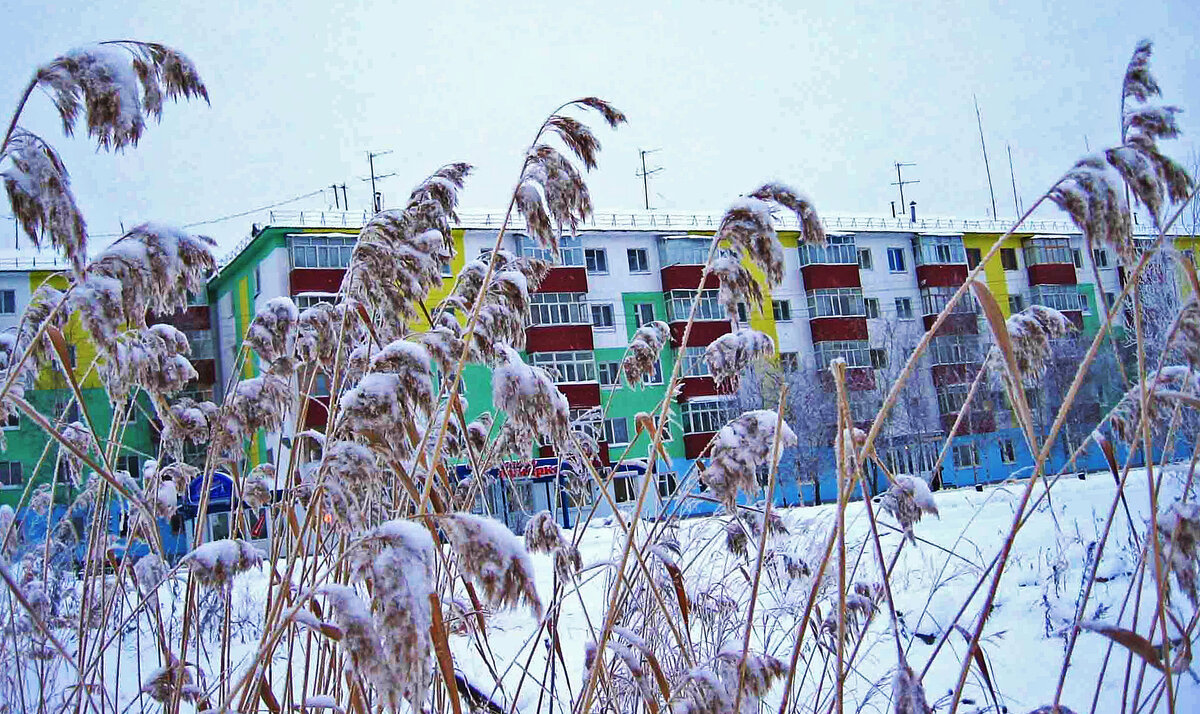 Таков был вид на 2-й МКР Нефтеюганска в 80-е годы. - Владимир 