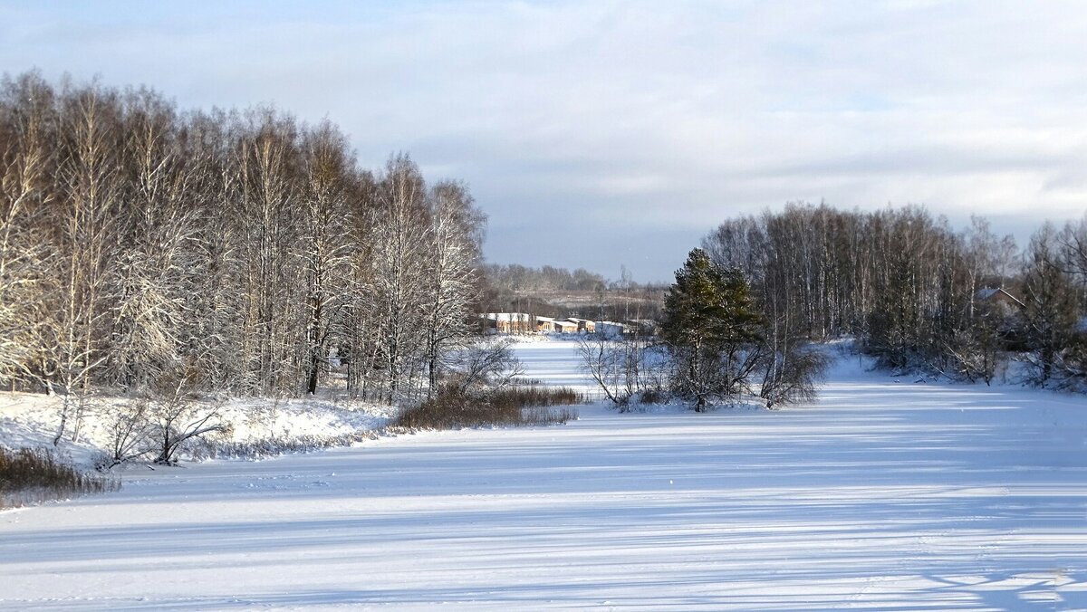 Зимний пейзаж. - Милешкин Владимир Алексеевич 