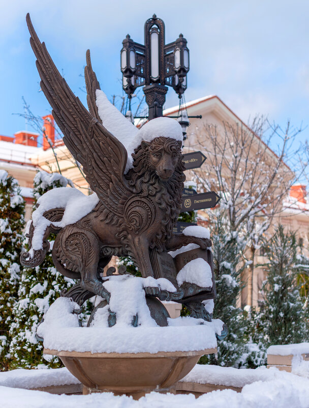 Фонтан в снегу - Геннадий Б Фонтан в снегу - Геннадий Б