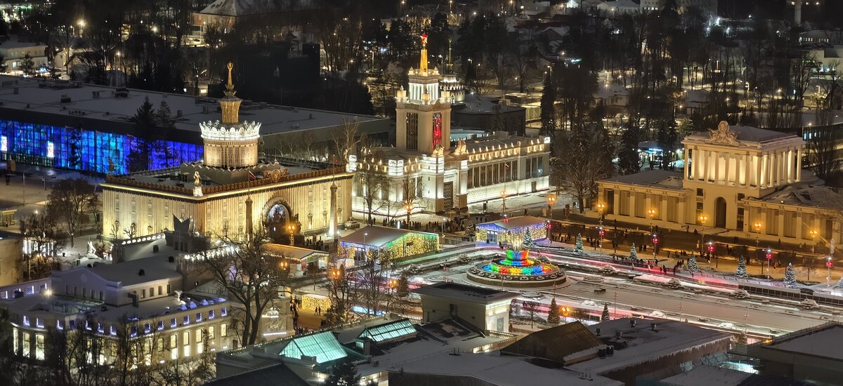 Фонтан Каменный цветок зимой - <<< Наташа >>>