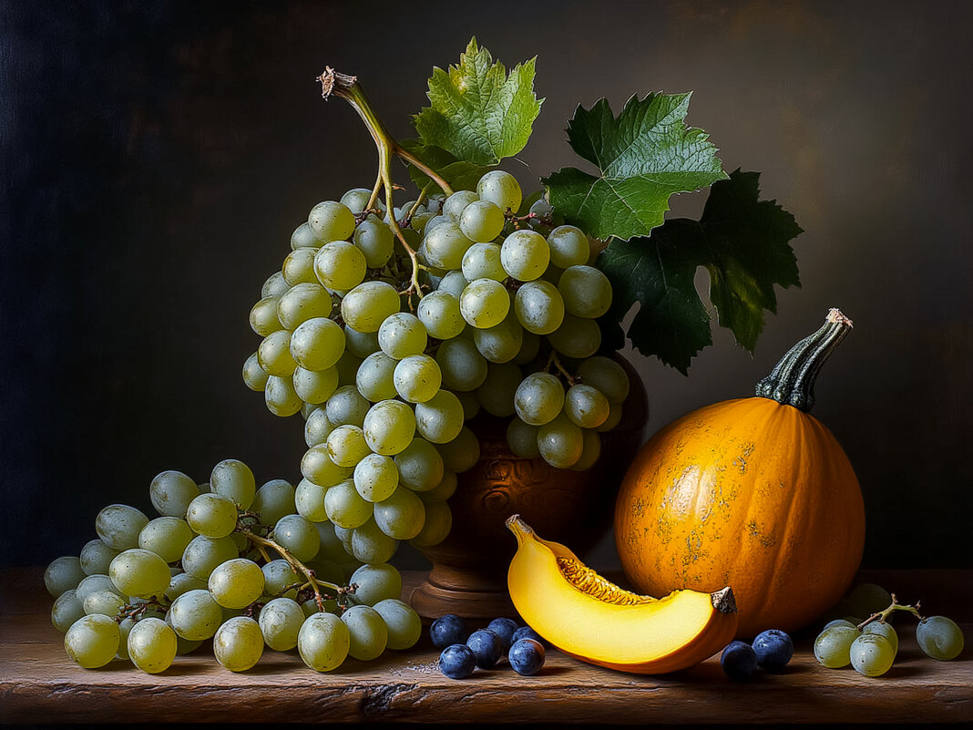 Натюрморт с фруктами - Aleksey Afonin