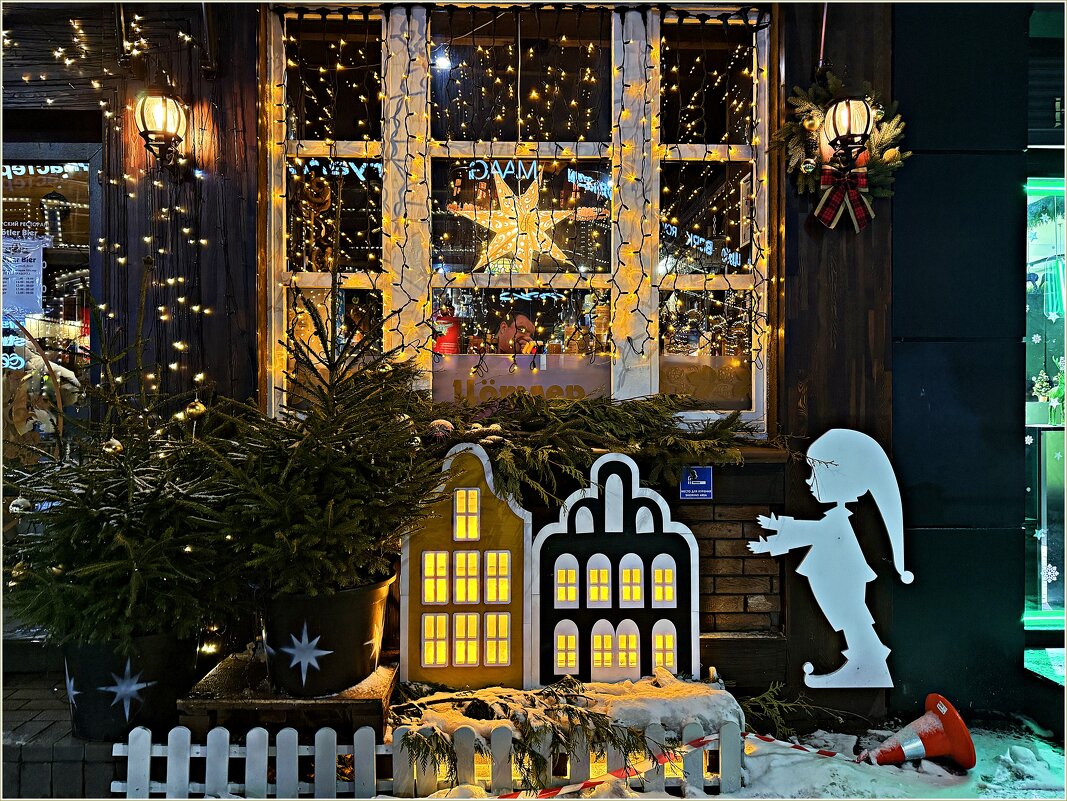 Прогулка по Калининграду. Новогодние витрины. - Валерия Комова