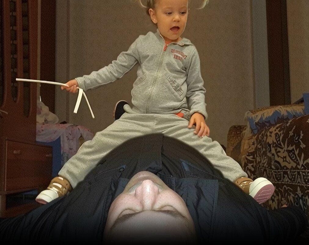 верхом на лошадке))) - nika2004 