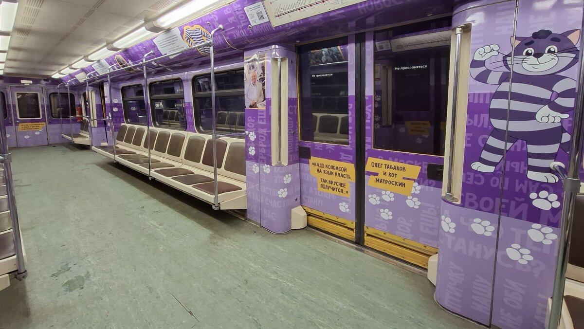 в тематическом поезде «Кот Табакова» - ИРЭН@ .