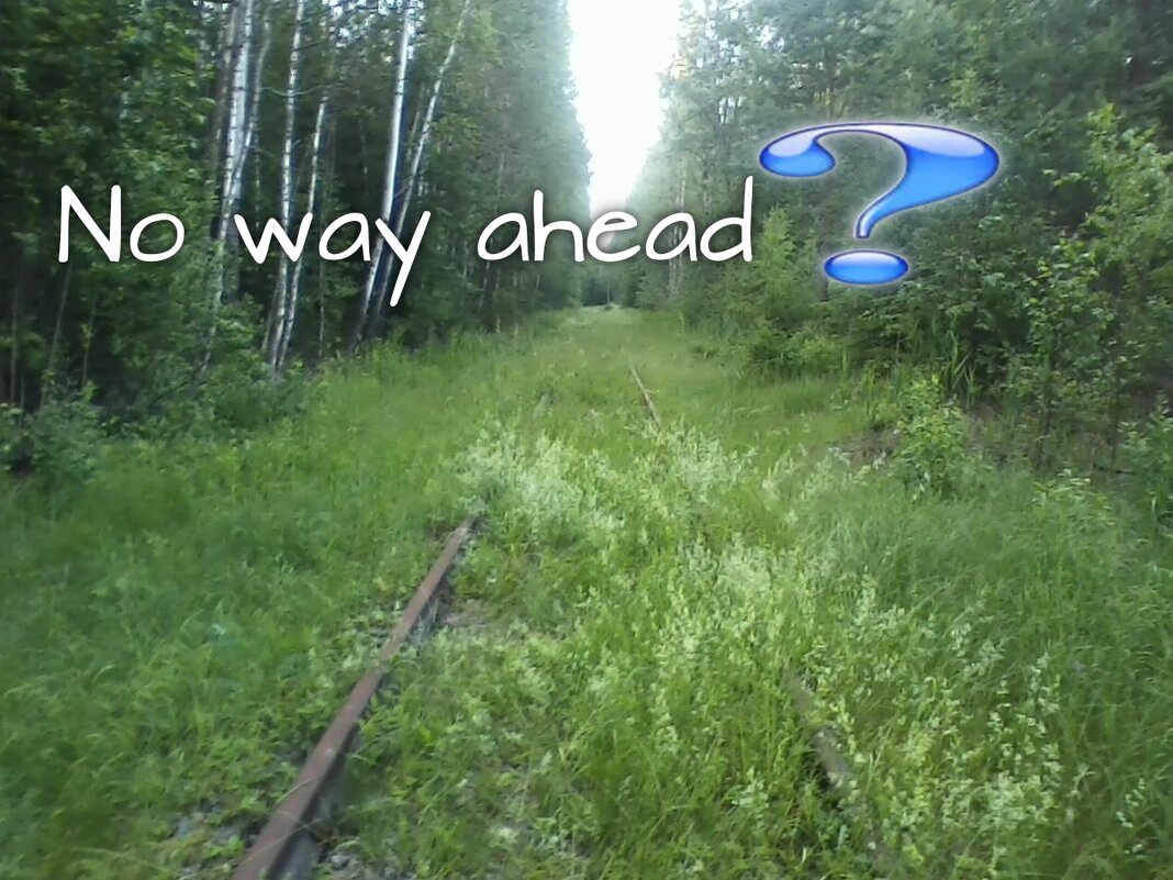 No way ahead? - fogmeadowww m