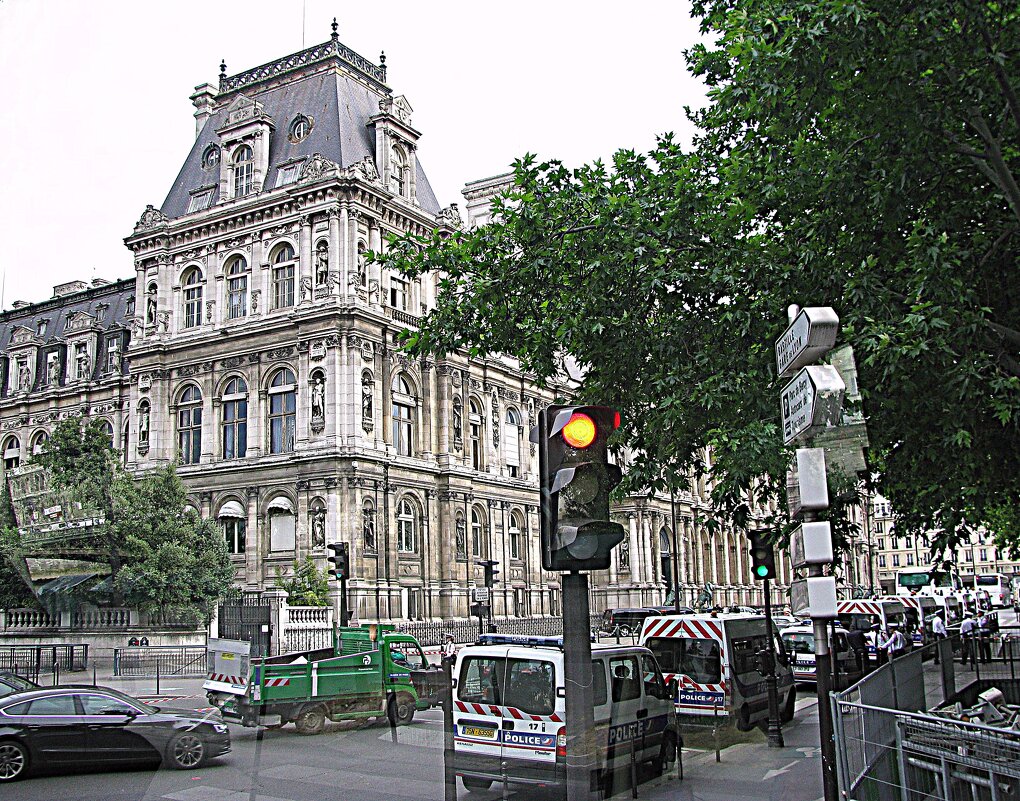 Париж, фото с автобуса. - Владимир Драгунский