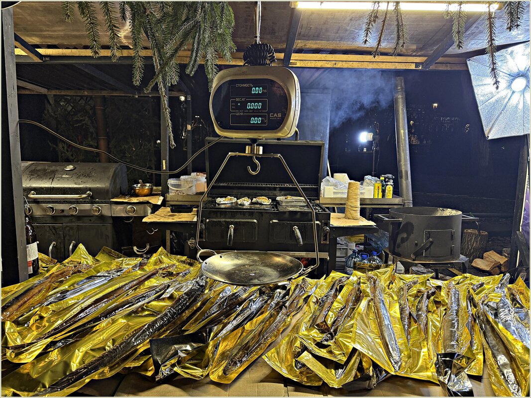 На Рождественской ярмарке. Угорь. - Валерия Комова