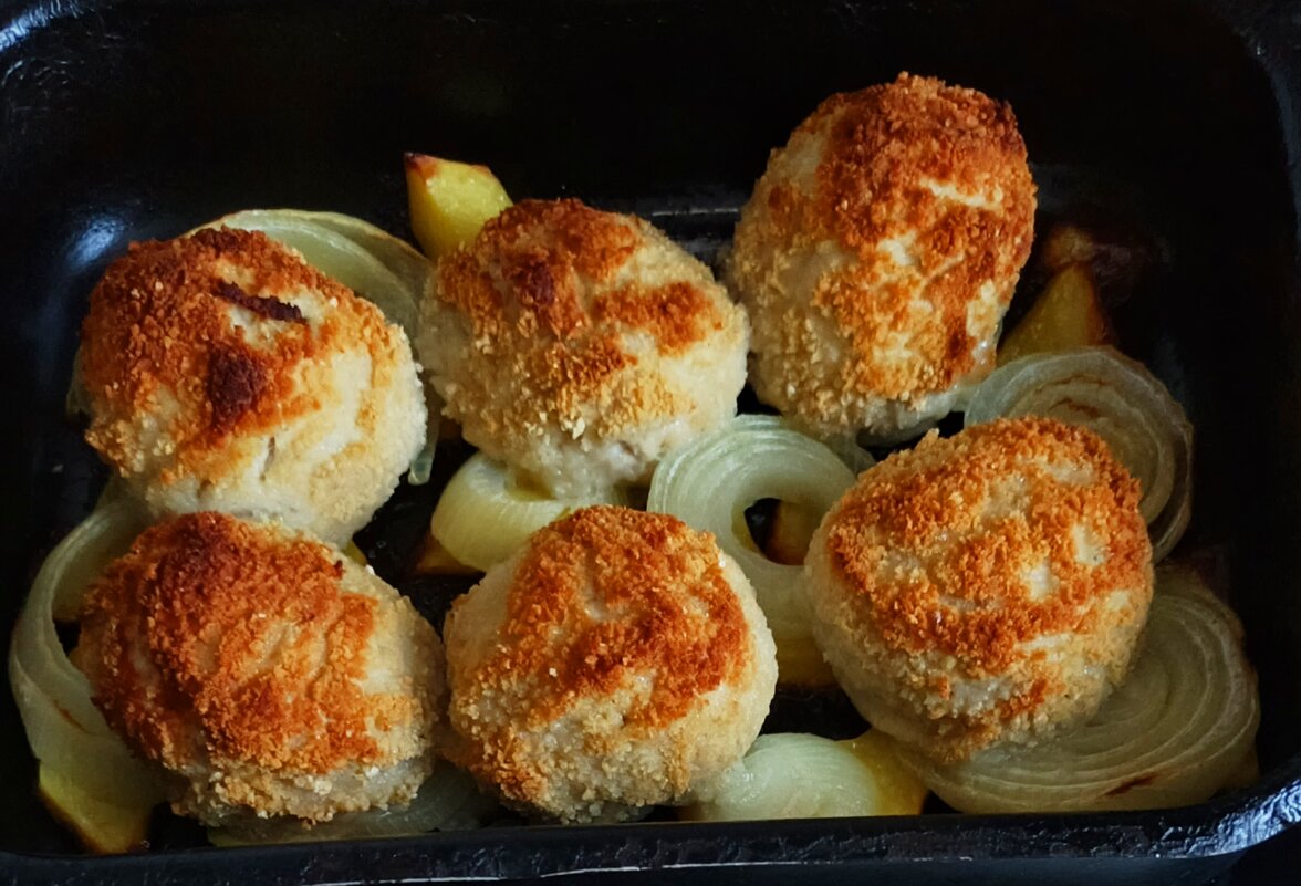 Куриные биточки на ужин . - Мила Бовкун