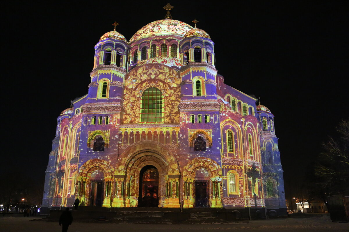 Лазерное шоу на Морском соборе - Ольга 