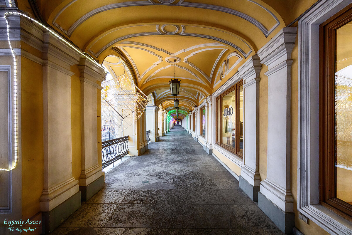 Морозным утром в Гостином дворе - Евгений Морозным утром в Гостином дворе - Евгений