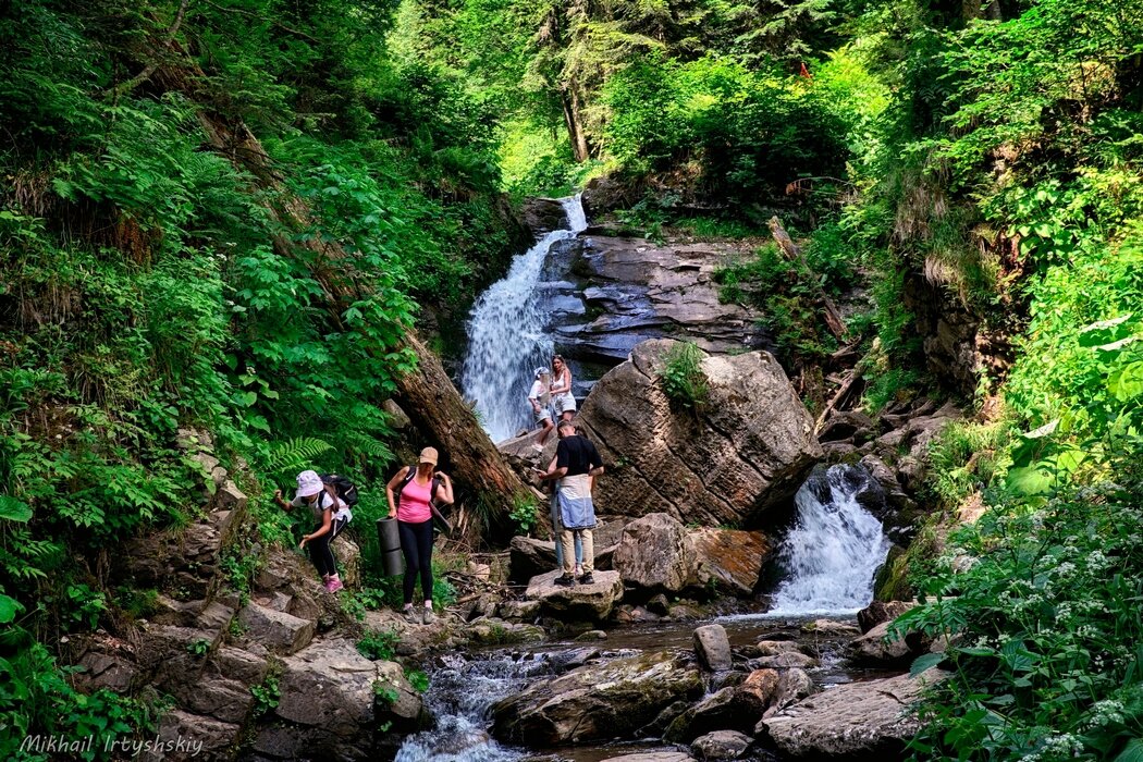 В парке водопадов Менделиха - Mikhail Irtyshskiy