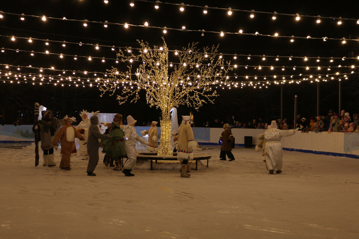 Открытие катка - Ольга 