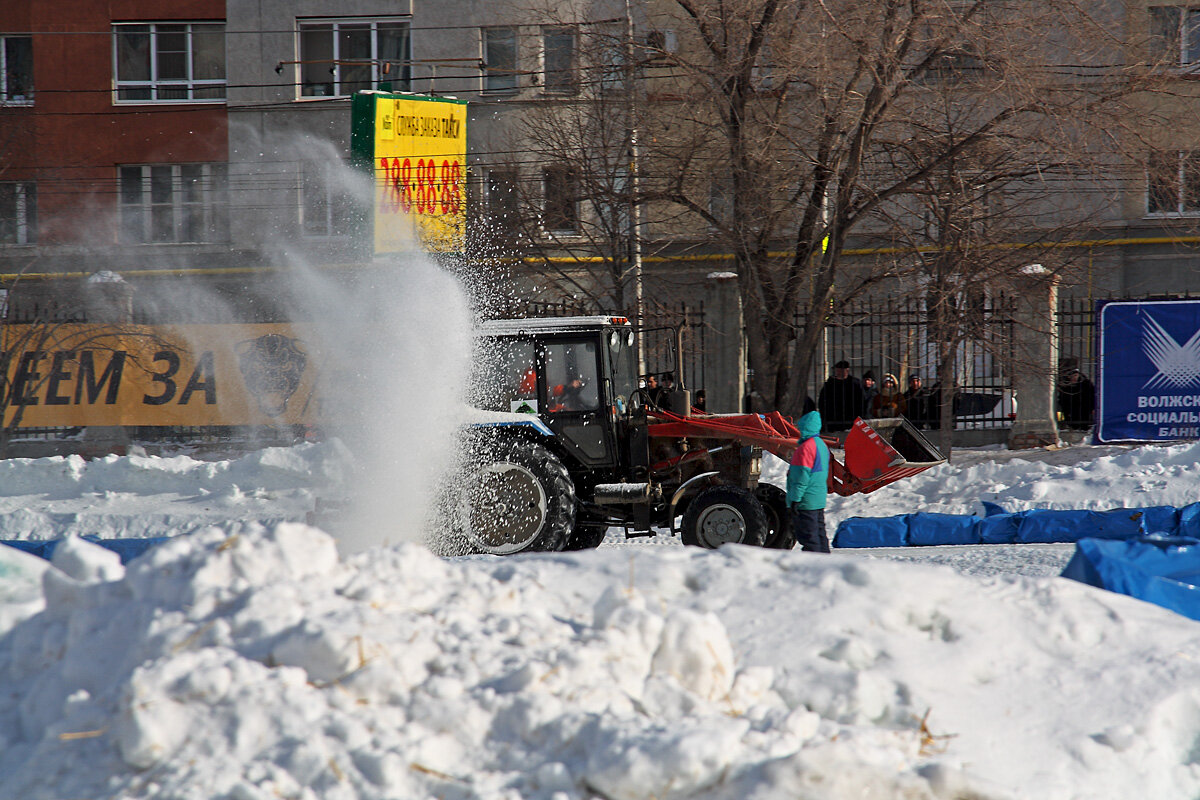 Подготовка трассы. Спидвей. Самара - MILAV V