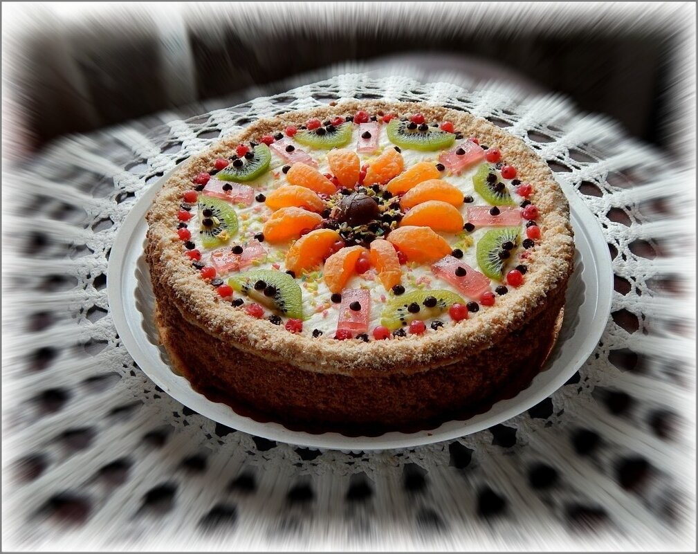 Вкусный тортик ... - Валентина Надсон