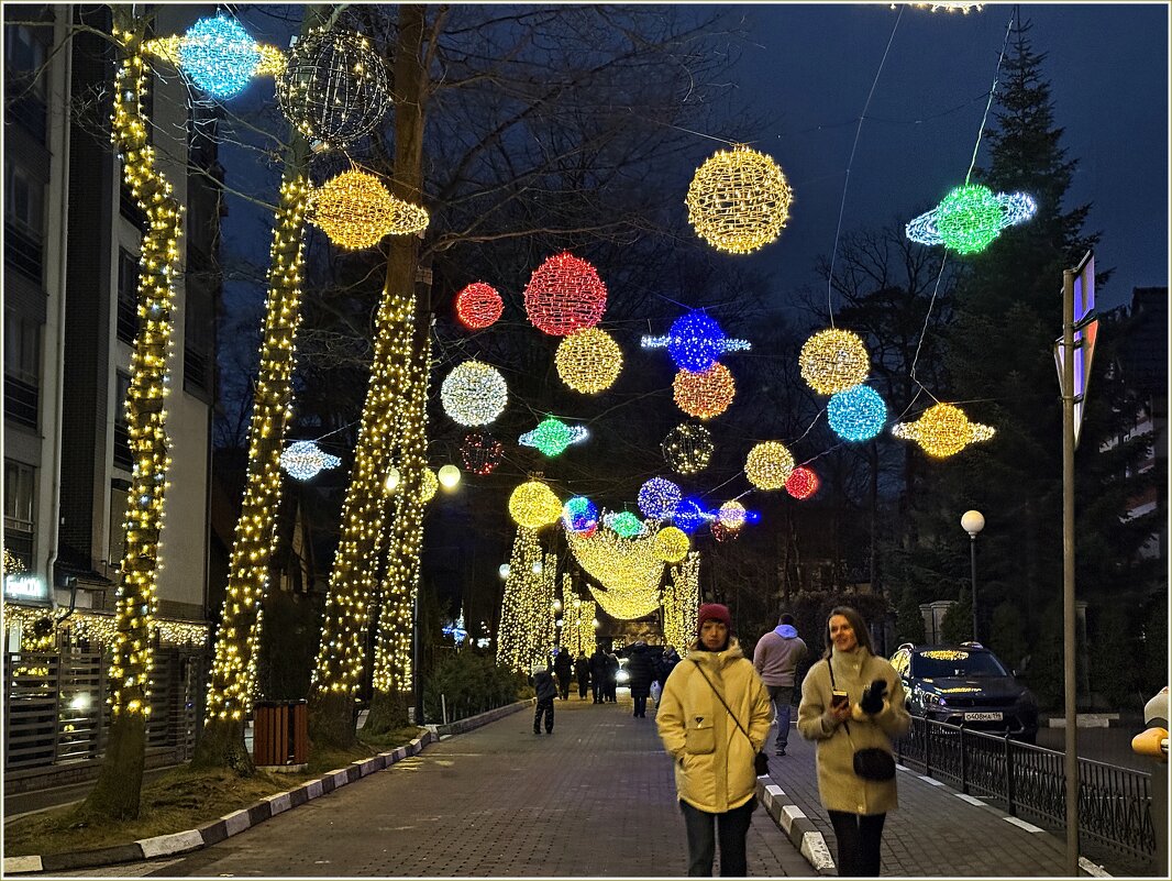 Новогодние улицы Светлогорска. - Валерия Комова