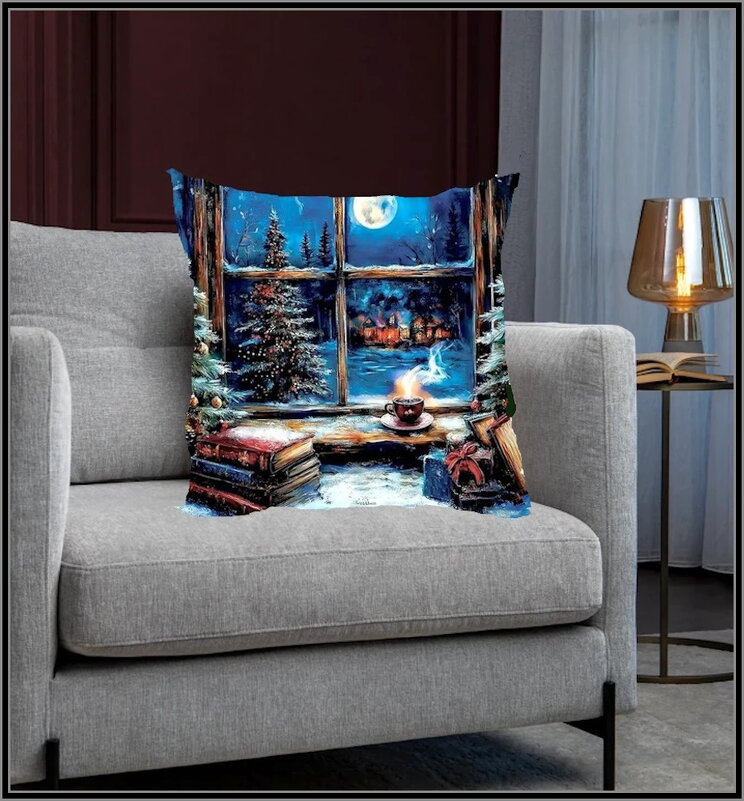 "Зимний вечер" - Ольга Довженко