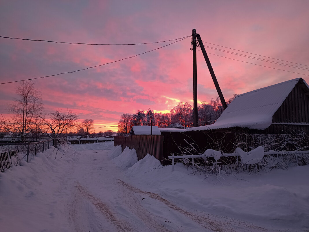 Закат перед крещением в Крыжино - Sergei Vikulov