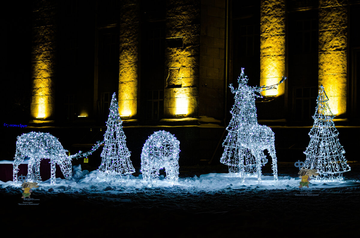 Новогодние украшения города Курска. - Руслан Васьков