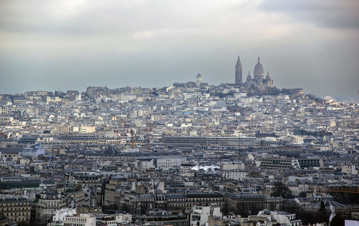 Париж с Эйфелевой башни - skijumper Иванов